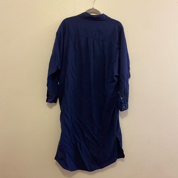 Universal thread navy blue shirt dress - Picture 2 of 6